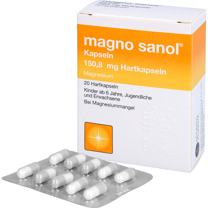 magno sanol Kapseln, 20 pc Capsules