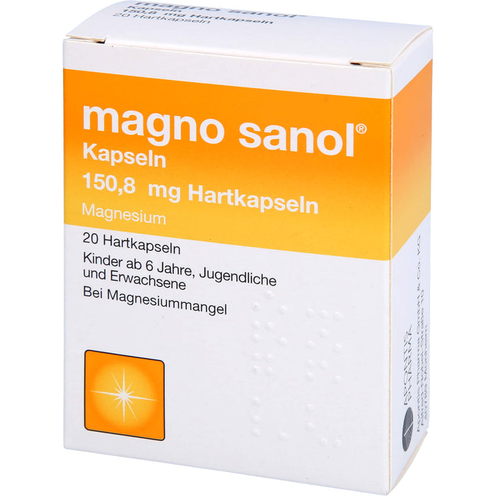 magno sanol Kapseln, 20 St. Kapseln