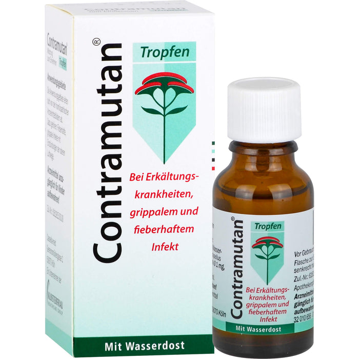 Contramutan Tropfen bei Erkältungskrankheiten, 20 ml Mischung