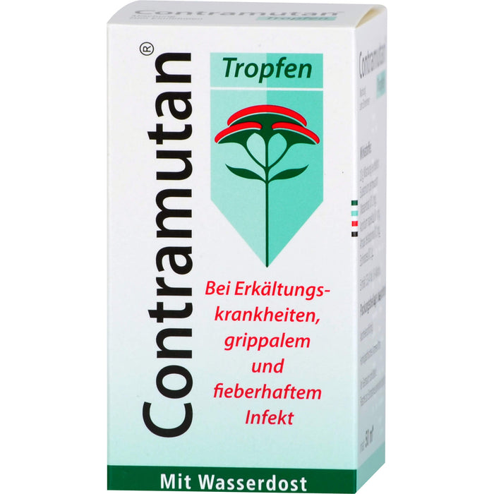 Contramutan Tropfen bei Erkältungskrankheiten, 50 ml Mischung