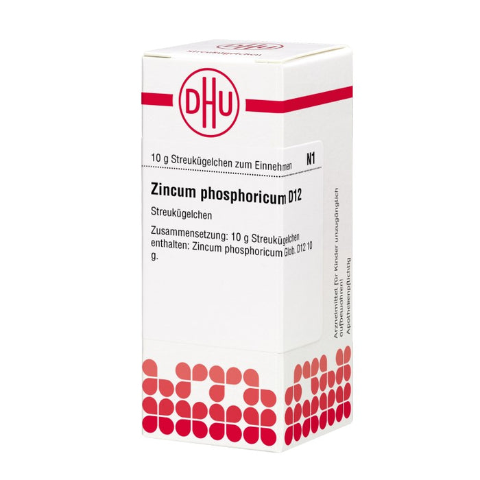 DHU Zincum phosphoricum D12 Streukügelchen, 10 g Globuli