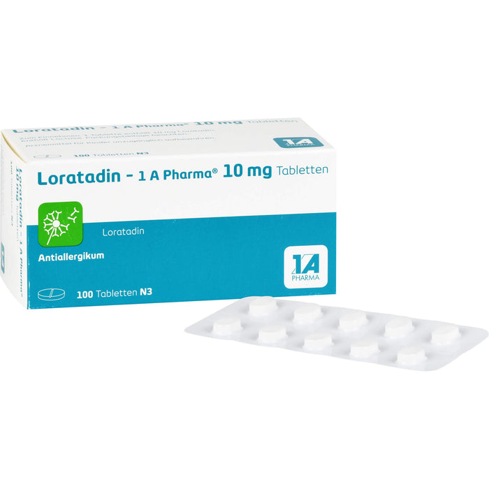 Loratadin - 1 A Pharma, 10 mg Tabletten, 100 pcs. Tablets