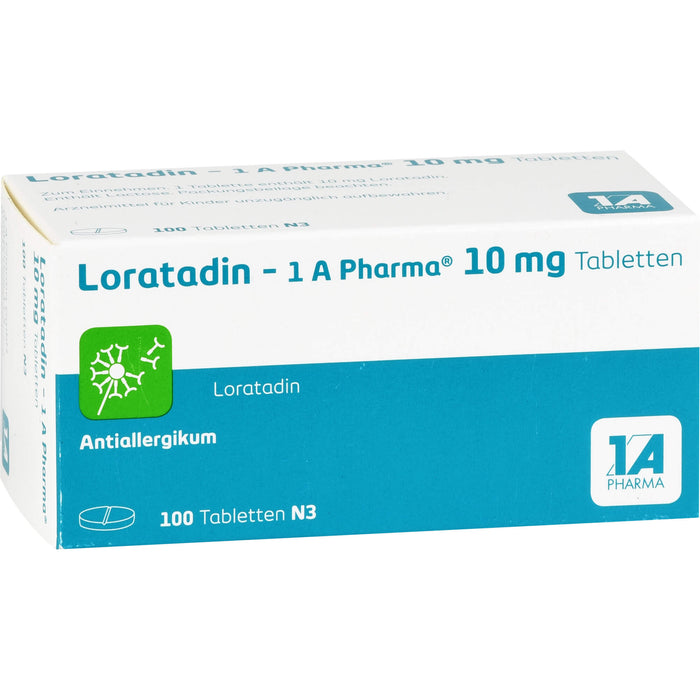 Loratadin - 1 A Pharma, 10 mg Tabletten, 100 pcs. Tablets