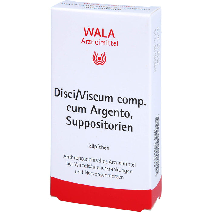 WALA Disci/Viscum comp. cum Argento Suppositorien, 10 St. Zäpfchen