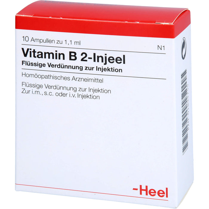 Heel Vitamin B2 Injeel Ampullen, 10 pc Ampoules