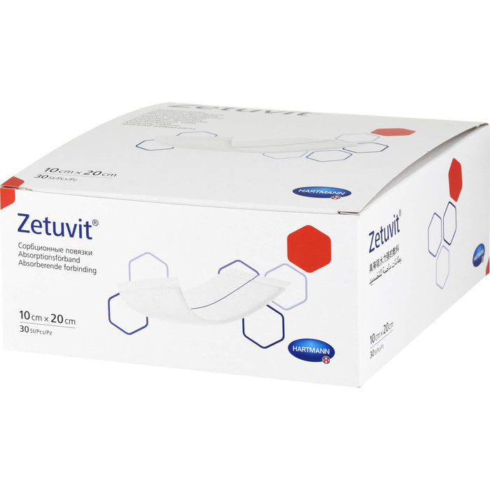 Zetuvit Saugkompressen unsteril 10 x 20 cm, 30 pcs. Compresses