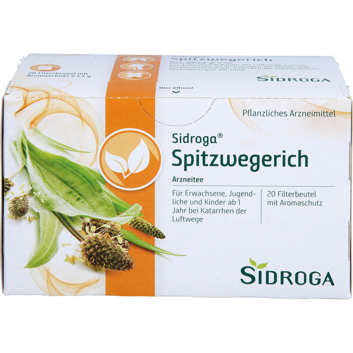 SIDROGA SPITZWEGERICH, 20 St. Filterbeutel