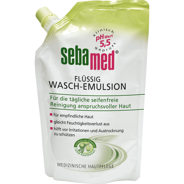 Sebamed flüssig Wasch-Emulsion m. Olive Nachfüllp., 400 ml EMU