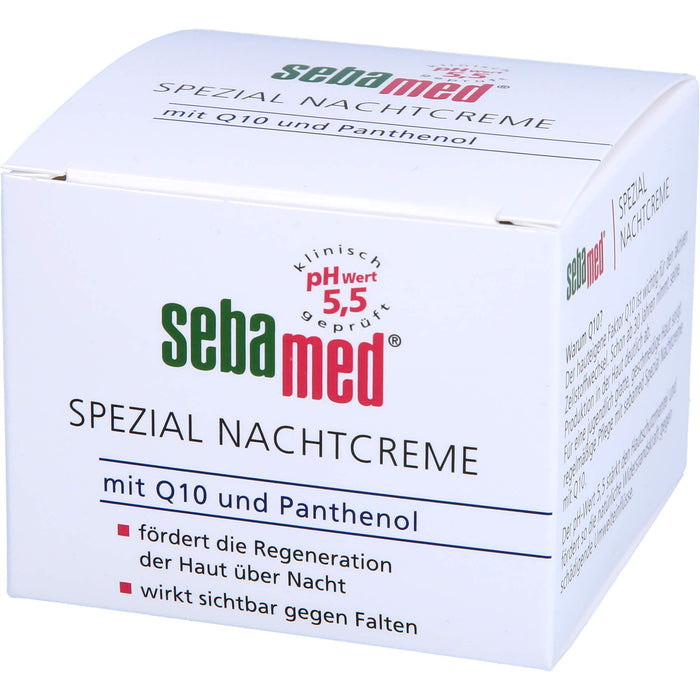 sebamed spezial Nachtcreme mit Q10 und Panthenol, 75 ml Crème