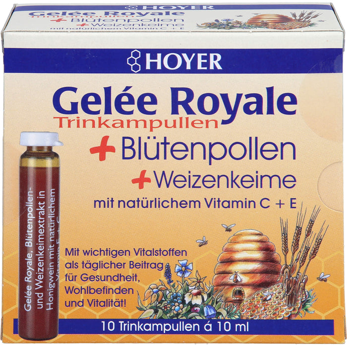 HOYER Gelée Royale Trinkampullen, 10 pc Ampoules