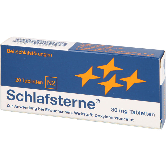 Schlafsterne Tabletten, 20 pc Tablettes