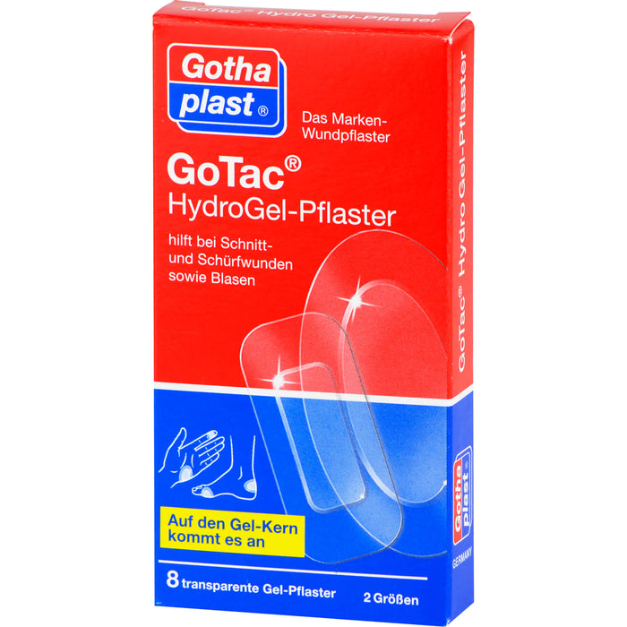 Gothaplast GoTac Hydro Gel-Pflaster, 8 pcs. Patch