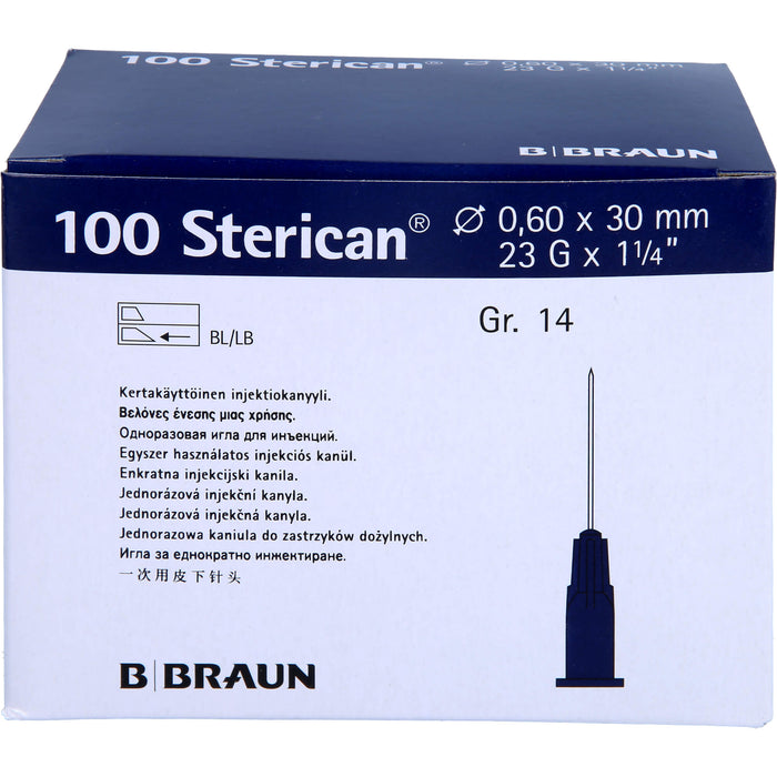 B. BRAUN Sterican Insulinkanüle 0,60 x 30 mm, 100 pc Aiguilles