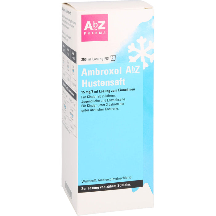 Ambroxol AbZ Hustensaft 15 mg/5 ml, 250 ml Solution