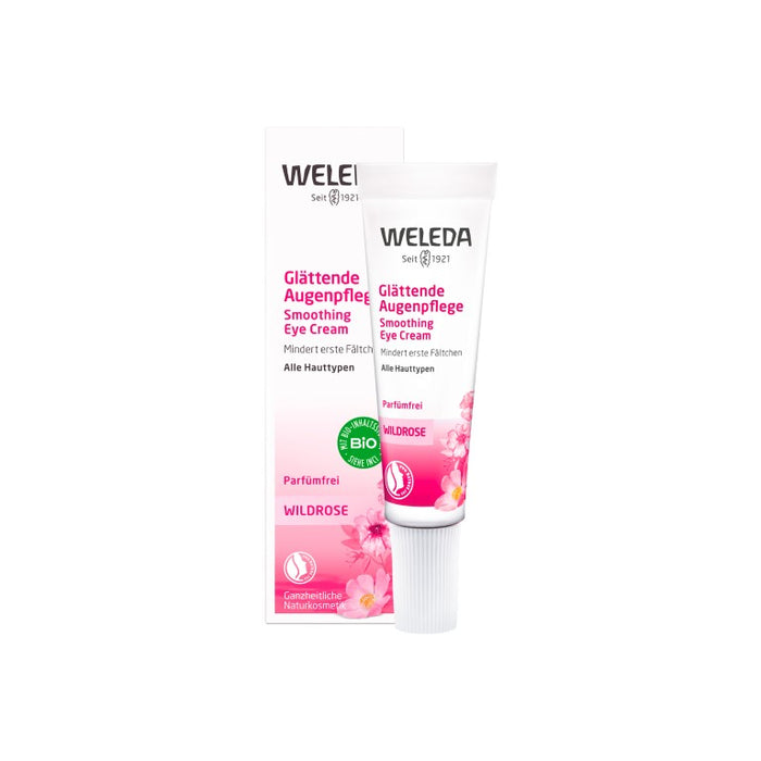 WELEDA Wildrose glättende Augenpflege Creme, 10 ml Cream