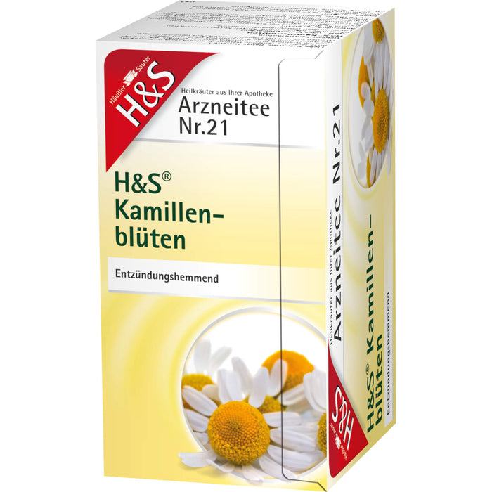 H&S Kamillenblüten Arzneitee Nr. 21, 20 pcs. Filter bag