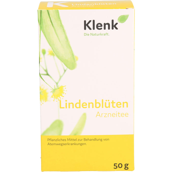 Klenk Lindenblüten bei Erkältungskrankheiten und gegen Reizhusten, 50 g Tee