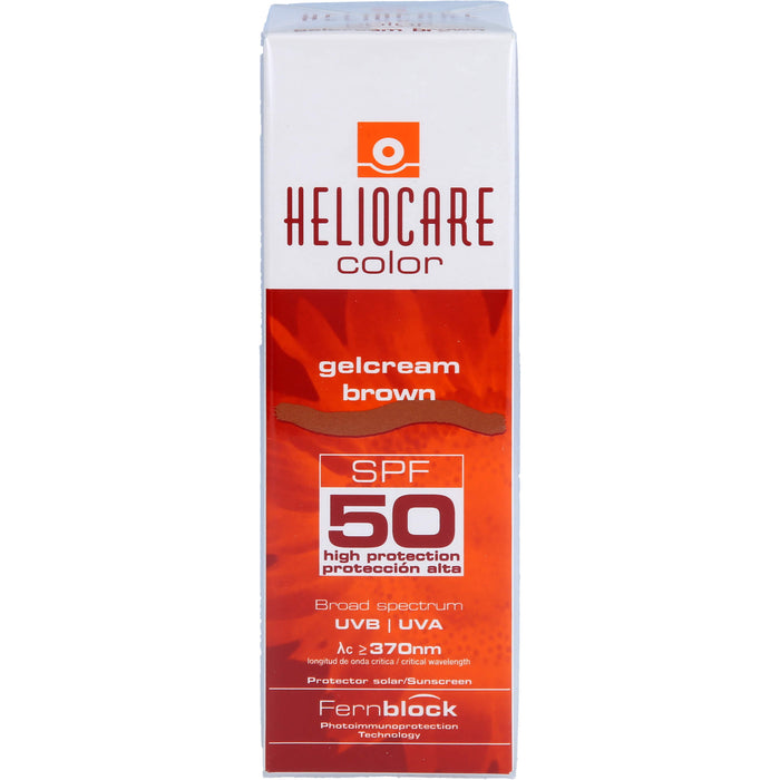 HELIOCARE Color Gelcream brown SPF 50 getönter Sonnenschutz, 50 ml Cream