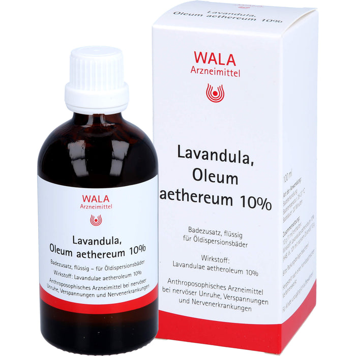 WALA Lavandula Oleum aethereum 10% Badezusatz, 100 ml Huile