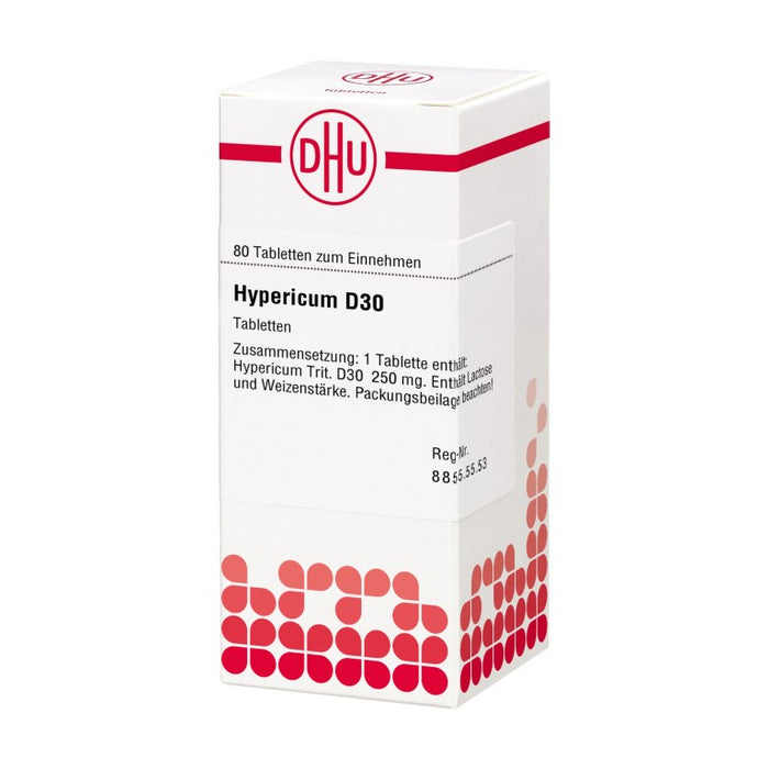 DHU Hypericum D30 Tabletten, 80 pc Tablettes