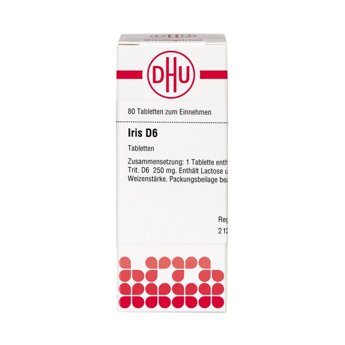 DHU Iris D6 Tabletten, 80 pc Tablettes