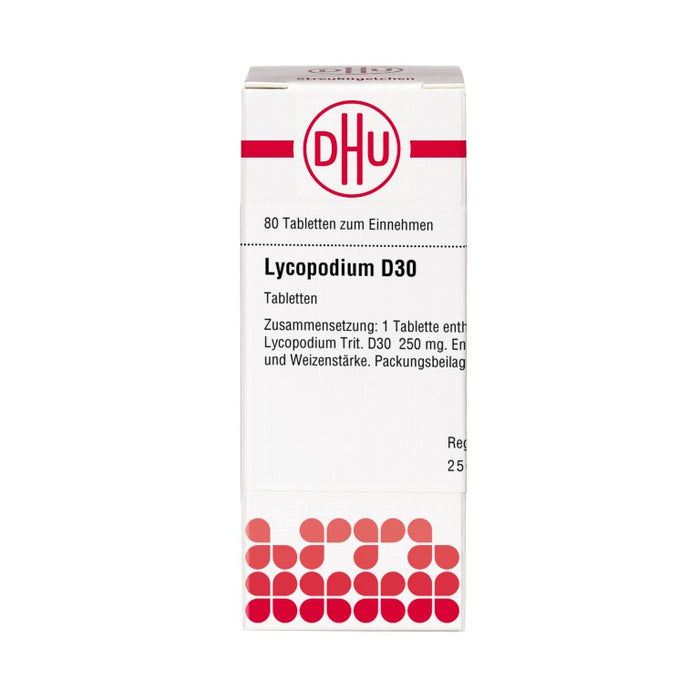 DHU Lycopodium D30 Tabletten, 80 St. Tabletten