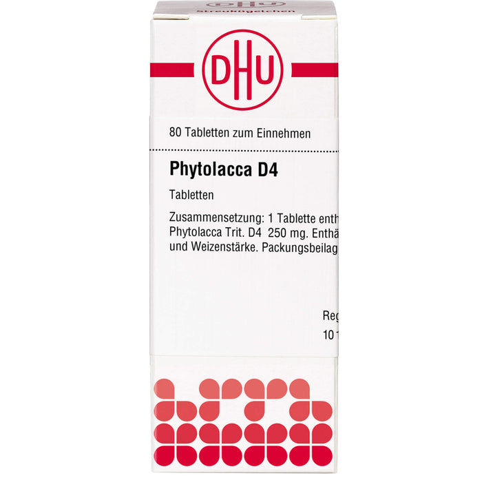 DHU Phytolacca D4 Tabletten, 80 pcs. Tablets