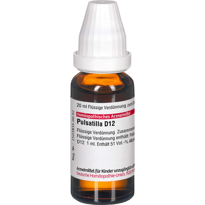 DHU Pulsatilla D12 Dilution, 20 ml Lösung