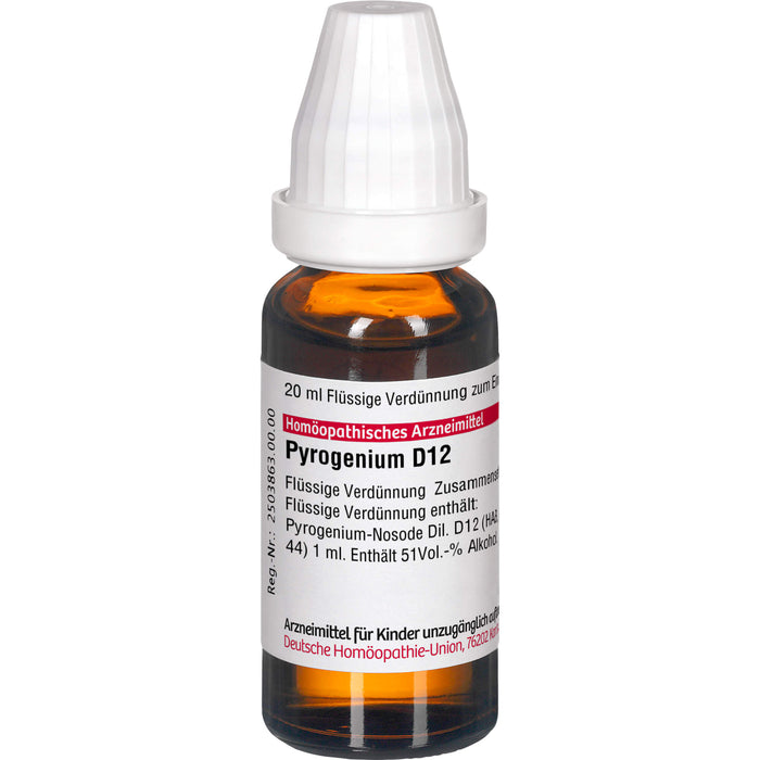 DHU Pyrogenium D12 Dilution, 20 ml Lösung