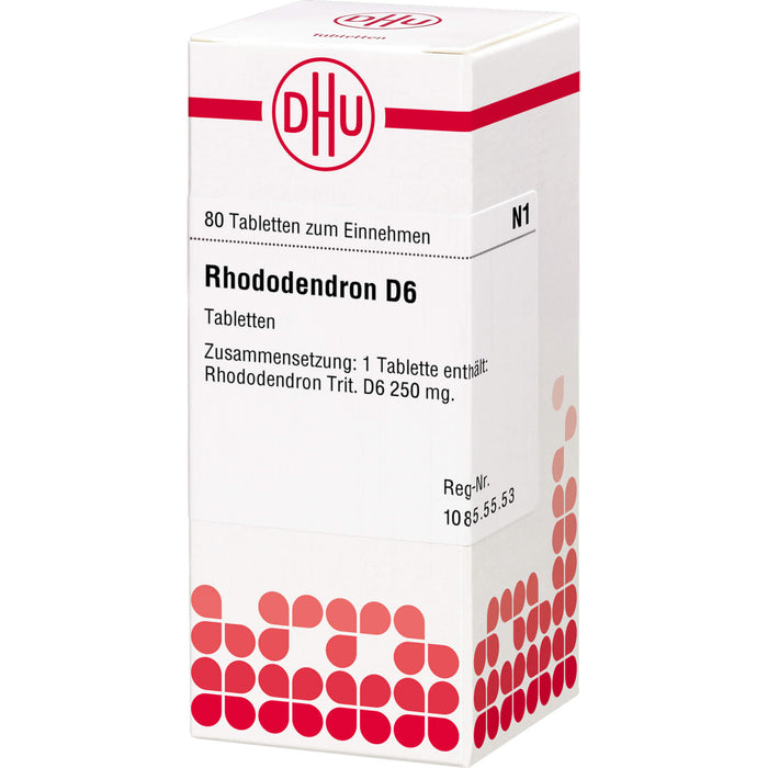 DHU Rhododendron D6 Tabletten, 80 pcs. Tablets