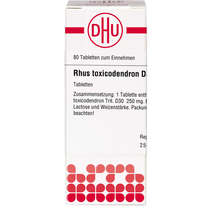 DHU Rhus toxicodendron D30 Tabletten, 80 pc Tablettes