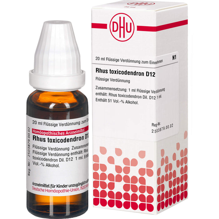 DHU Rhus toxicodendron D12 Dilution, 20 ml Lösung