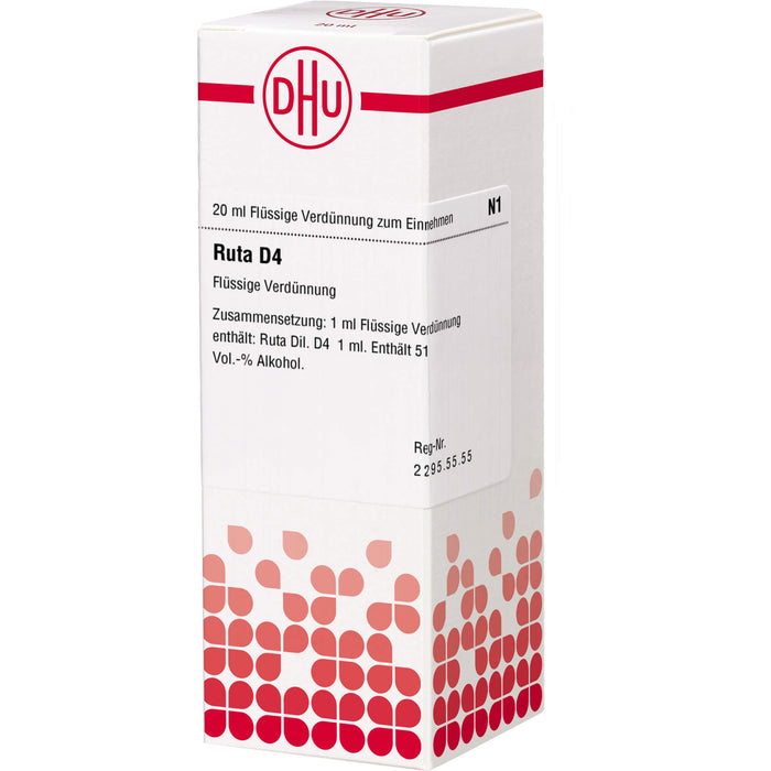 DHU Ruta D4 Dilution, 20 ml Lösung