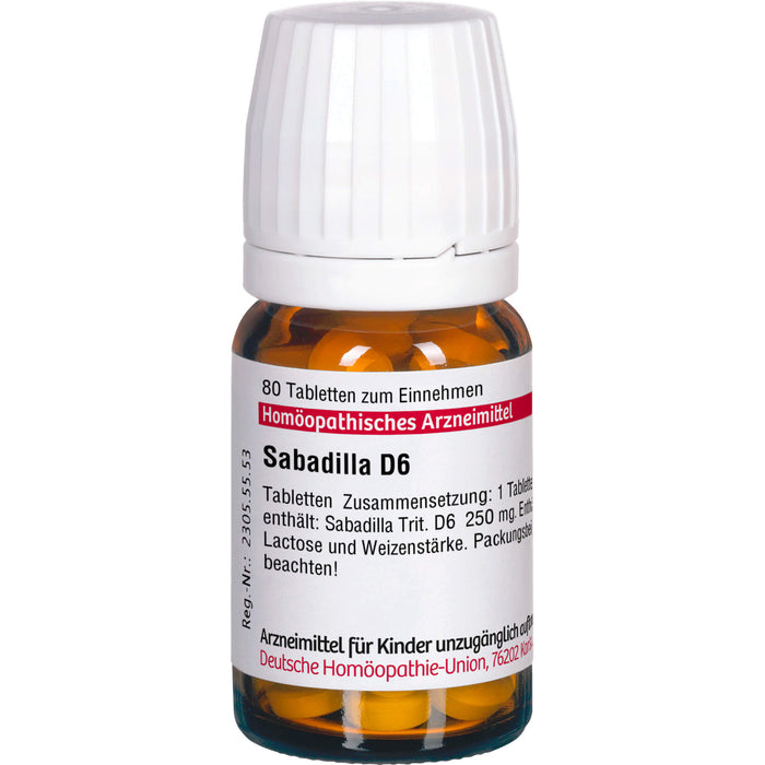 DHU Sabadilla D6 Tabletten, 80 pcs. Tablets