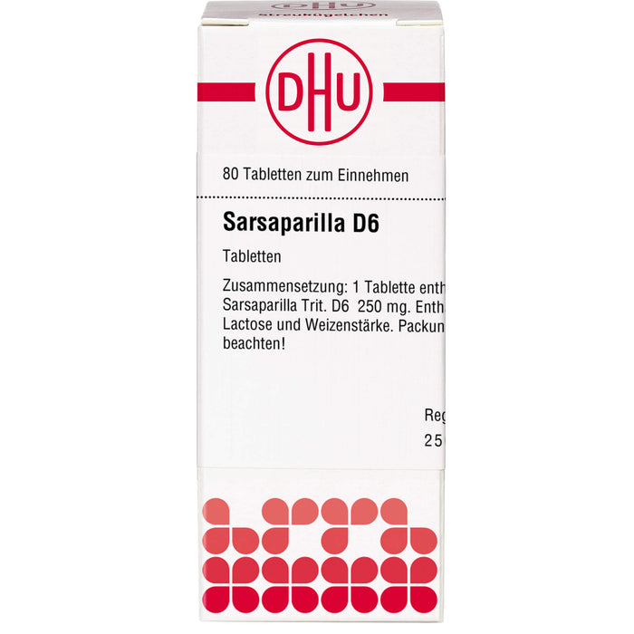 DHU Sarsaparilla D6 Tabletten, 80 pcs. Tablets