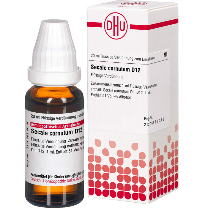 DHU Secale cornutum D12 Dilution, 20 ml Lösung