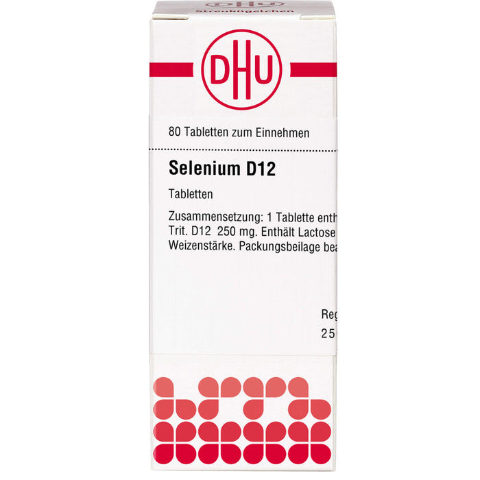 DHU Selenium D12 Tabletten, 80 pcs. Tablets