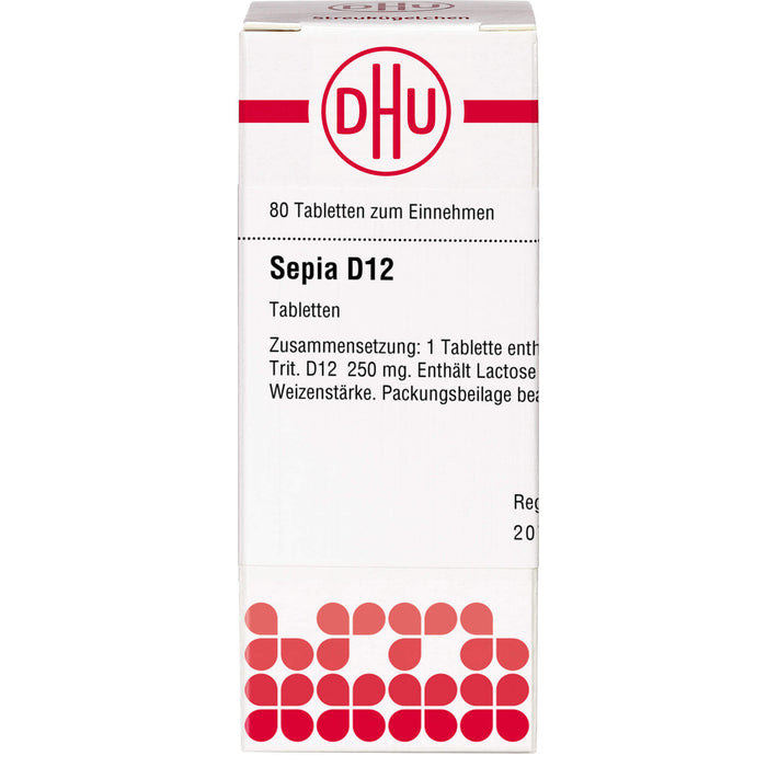 DHU Sepia D12 Tabletten, 80 St. Tabletten