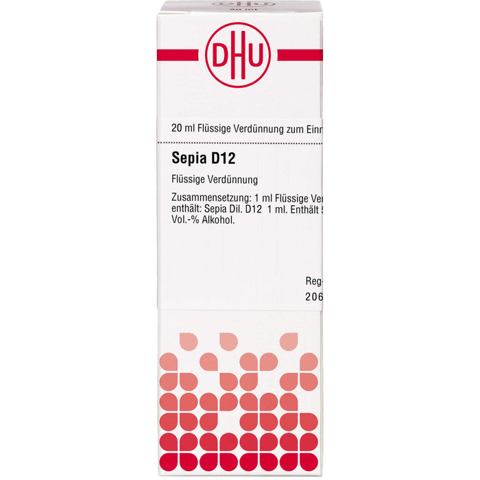 DHU Sepia D12 Dilution, 20 ml Lösung