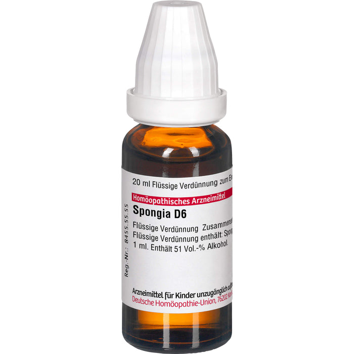 DHU Spongia D6 Dilution, 20 ml Lösung