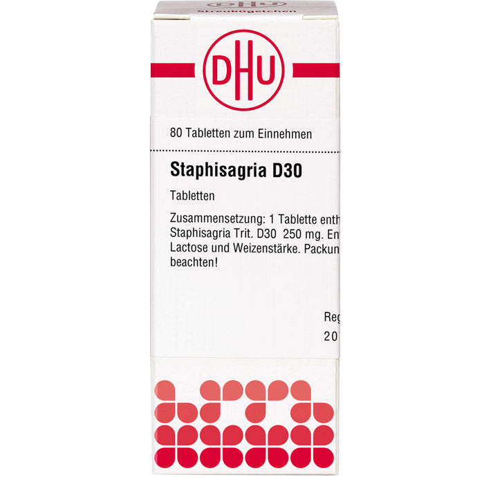 DHU Staphisagria D30 Tabletten, 80 pcs. Tablets