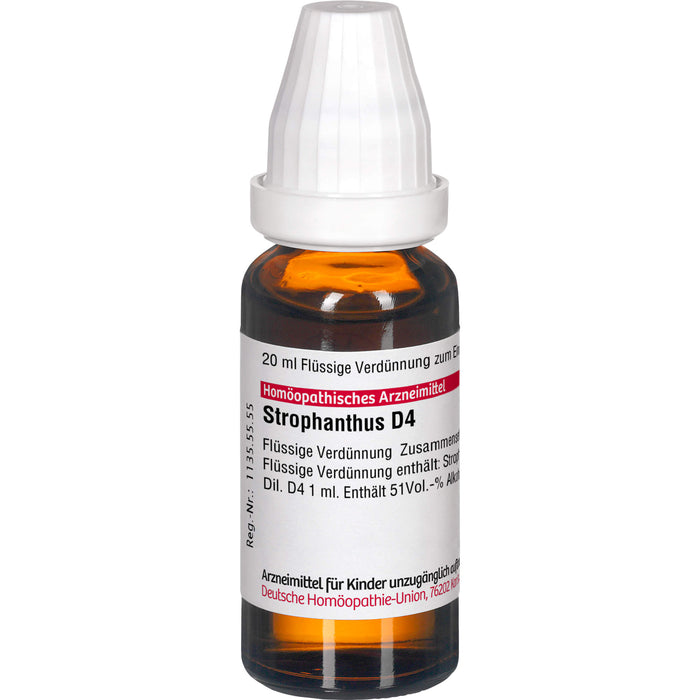 Strophanthus D4 DHU Dilution, 20 ml Lösung