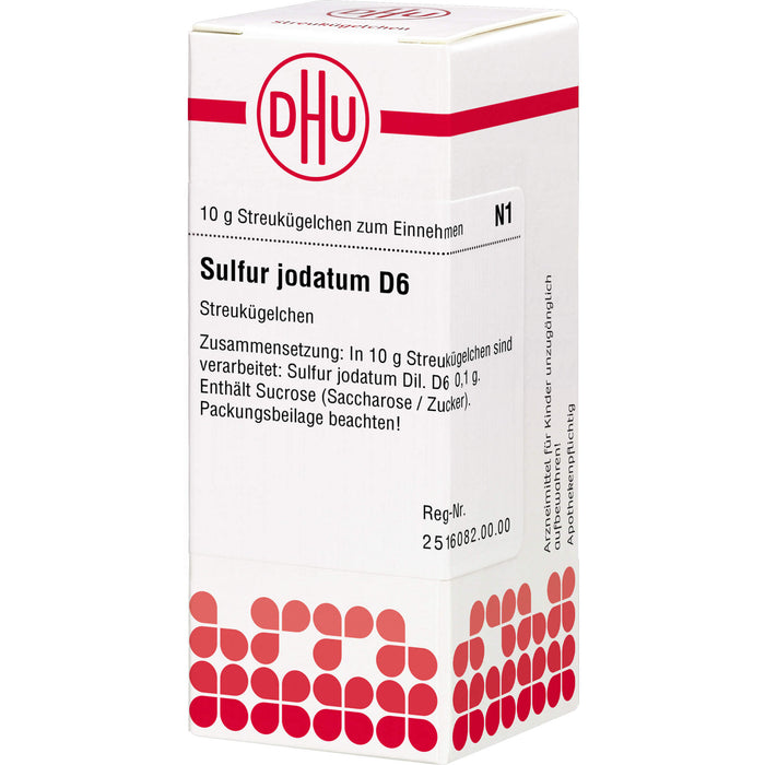 DHU Sulfur jodatum D6 Streukügelchen, 10 g Globules