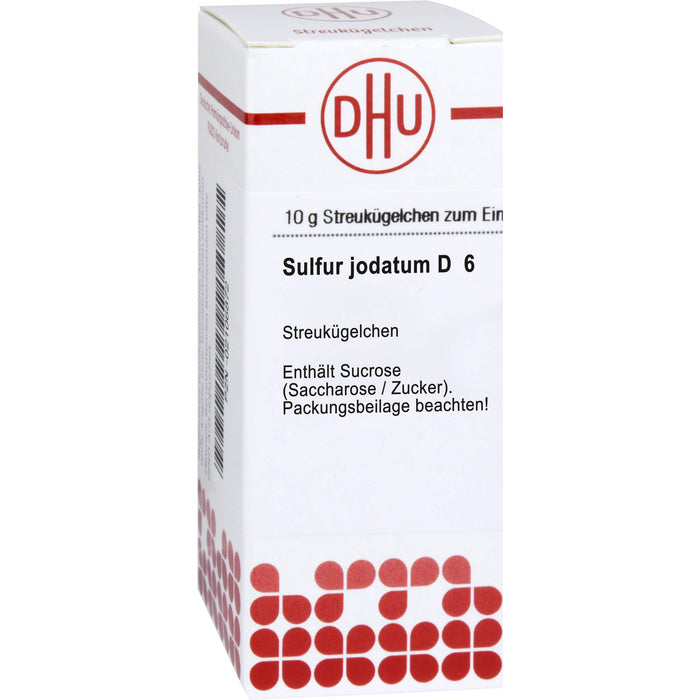 DHU Sulfur jodatum D6 Streukügelchen, 10 g Globules