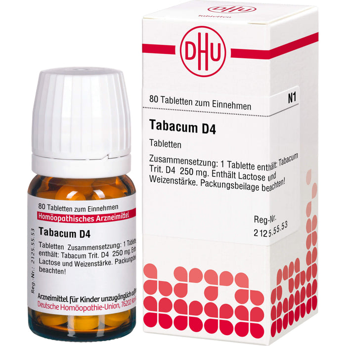 DHU Tabacum D4 Tabletten, 80 St. Tabletten