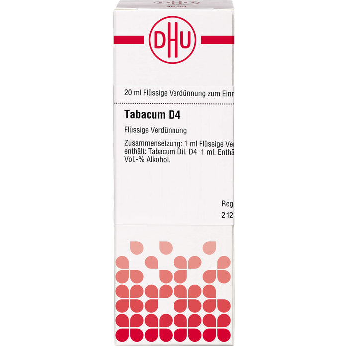 DHU Tabacum D4 Dilution, 20 ml Lösung