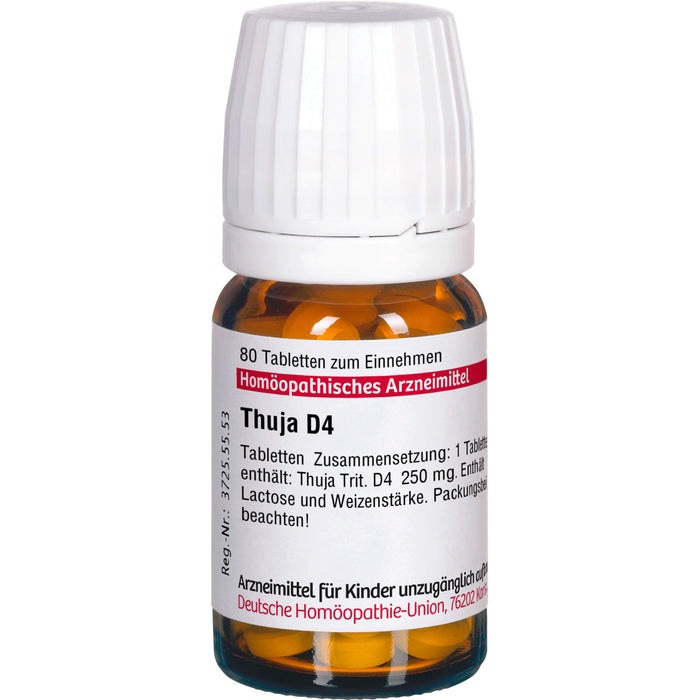 DHU Thuja D4 Tabletten, 80 St. Tabletten