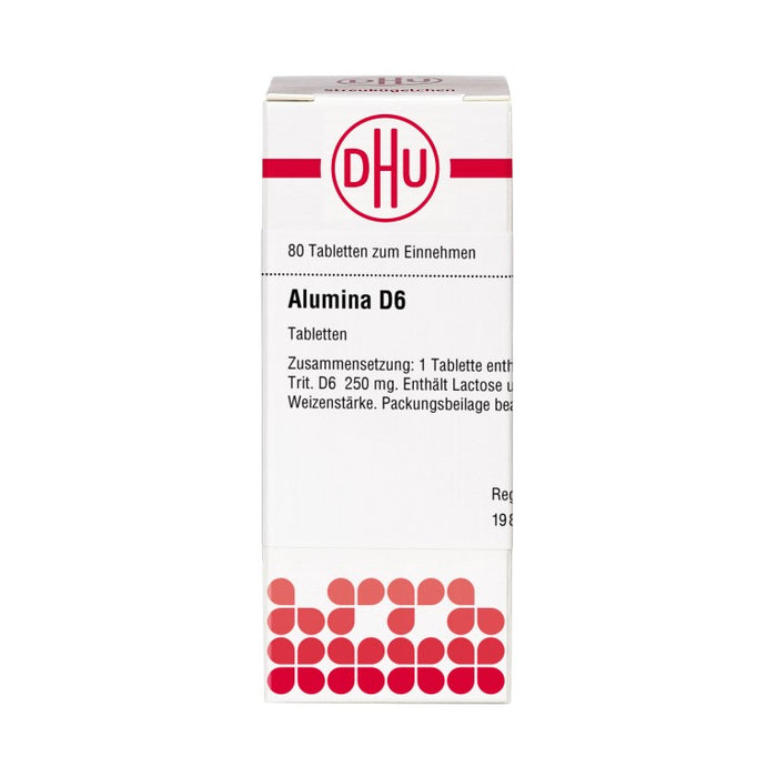 DHU Alumina D6 Tabletten, 80 St. Tabletten