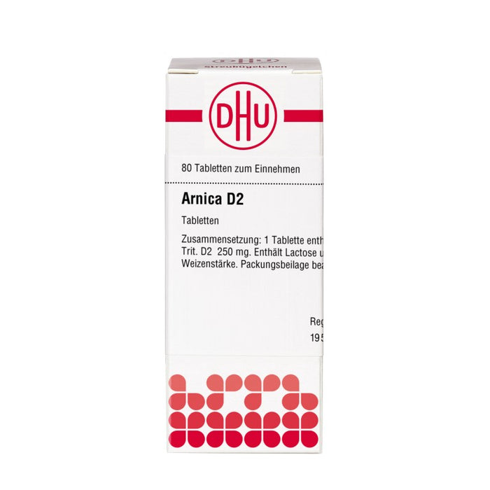 DHU Arnica D2 Tabletten, 80 St. Tabletten