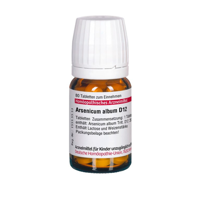 DHU Arsenicum album D12 Tabletten, 80 St. Tabletten